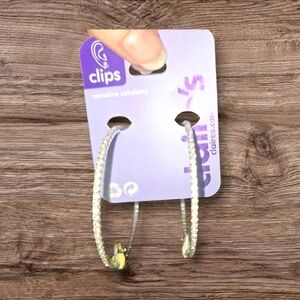 Claire's Silver Hoop Earrings
